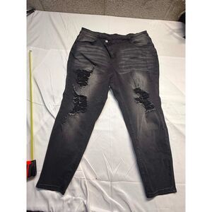 unbranded black womans 3xl jeans